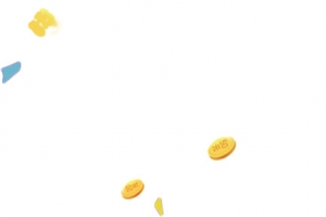 漂浮的金币