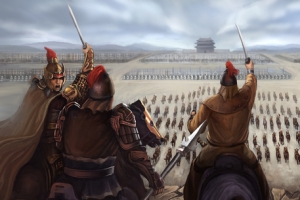 游戏战争场景士兵三国游戏