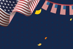 黑色星期五促销大气蓝色淘宝banner