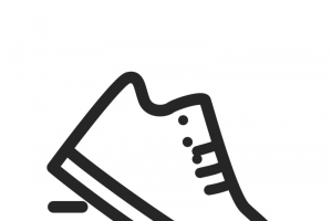 卡通黑色鞋子图标高清PNG透明免扣设计素材免费下载