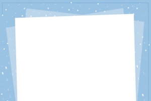 冬季雪景边框