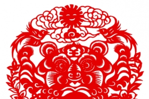 剪纸，窗花，虎年，生肖