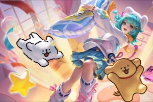 小乔-线条小狗 王者荣耀8K游戏壁纸