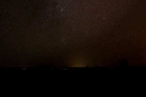 星空 夜晚 星星 地平线 4k壁纸 3840x2160