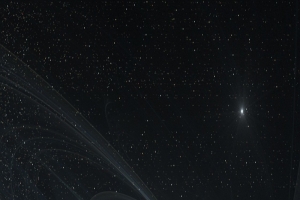 星空星星黑色H5背景