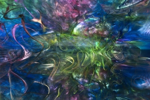 弯曲 发光 抽象 彩色 4k壁纸 3840x2160