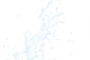 浅蓝色喷洒的水