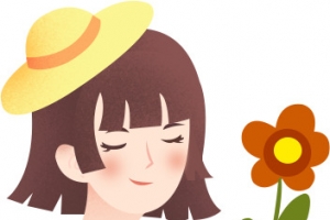 黄衣短发女孩