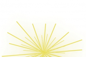 夜晚黄色焰火PNG透明素材免费下载