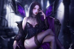 lol英雄联盟虚空之女 原画 同人卡莎性感美女4k游戏壁纸