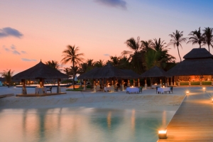 旅游马尔代夫海景沙滩背景banner