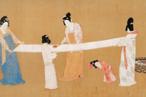 古代美女海报banner背景