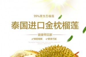 泰国进口金枕榴莲