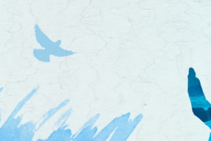 保护水源简约Banner海报背景