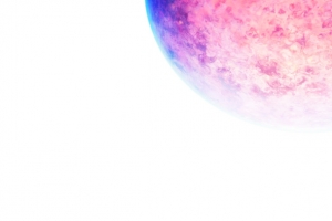 中秋节手绘蓝紫色月球