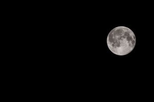 月亮 夜晚 黑色背景 4k壁纸 3840x2160