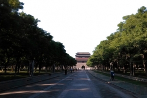 北京永定门公园风景