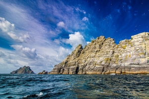 岩石 海 悬崖 波浪 4k壁纸 3840x2160