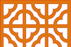 花纹古典古风窗棂