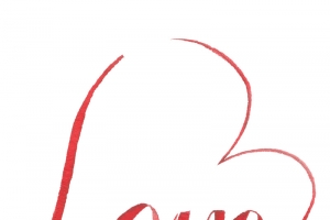 情人节红色LOVE英文装饰