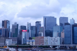 城市 建筑 建筑 现代 水 香港 4k壁纸 3840x2160