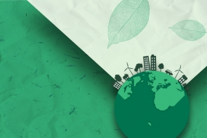 绿色矢量环保淘宝banner