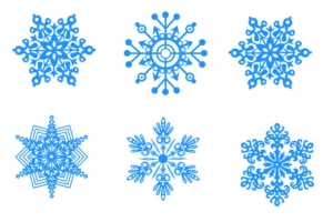 唯美雪花冰雕免扣素材PNG