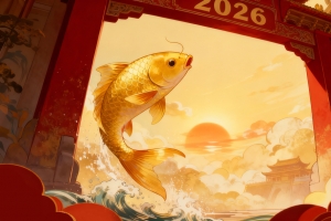 2026金榜题名 鲤鱼跃龙门4k壁纸