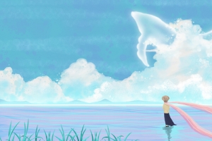 白日梦插画banner