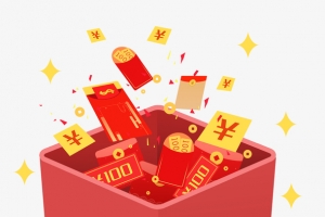 红包礼盒钞票