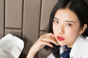 气质空姐美女凌雪3440x1440壁纸