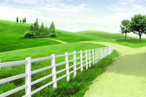 绿色庄园草地农场背景素材