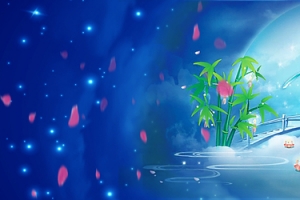 七夕情人节牛郎织女复古式banner海报
