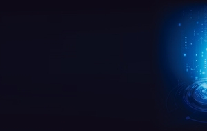 蓝色科技光束漩涡背景banner