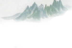 古典山水画山峰美景