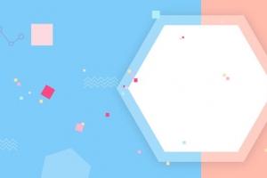 撞色简约装视背景banner