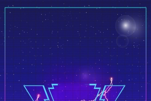 镭射渐变招生创意海报