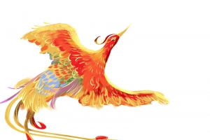 中国风凤凰动物