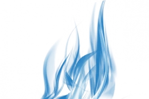 蓝色火焰PNG素材