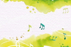 音乐吉他卡通简约banner