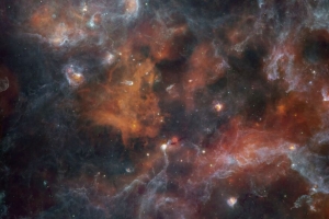 星云 太空 星星 棕色 4k壁纸 3840x2160