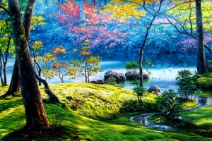 梦幻森林背景