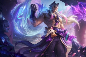lol英雄联盟腕豪 灵魂莲华明昼 瑟提8k高清壁纸7680x4320