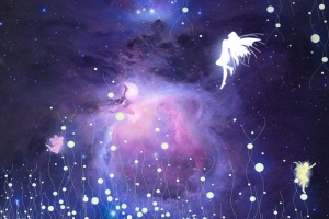 梦幻精灵星空背景