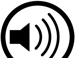 声音地铁车站的黑色图标