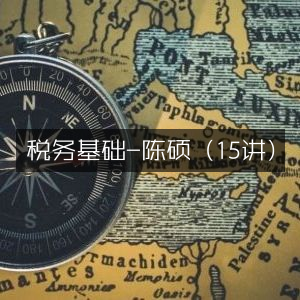 税务基础知识精讲15课-陈硕