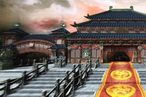 古风建筑游戏原画背景
