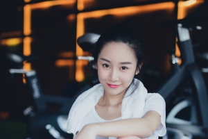 健身女孩 kuemma绫熙 高清图片