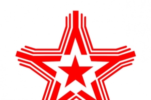 红五星标识