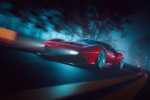 法拉利 Ferrari P80C跑车4k壁纸